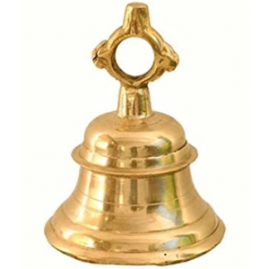 Hanging Pooja bell brass 14cm